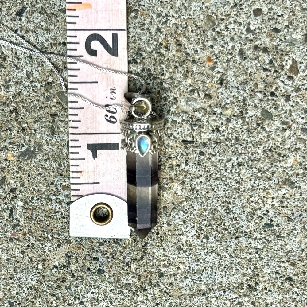 Fluorite & Moonstone Necklace - Picture 11 of 13